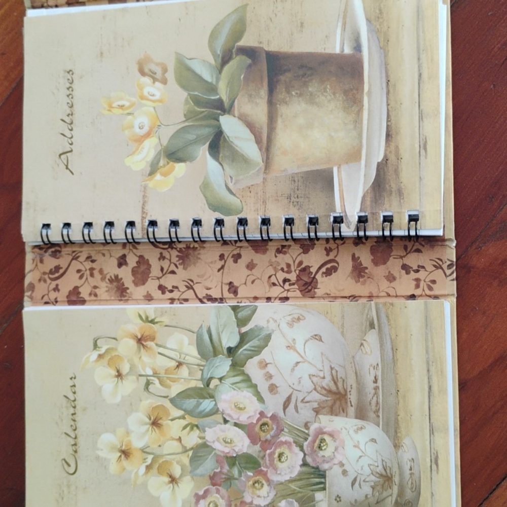⚜️   AGENDA HARDCOVER Notebook ADDRESS CALENDAR TRAVEL PURSE SIZE